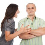 Couple arguing