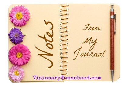 Notebook with flowers